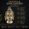 Buddha Face Wall Hanging Spiritual Buddha Head Statue for Home Decor Room & Office Positive Energy