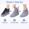 Waterproof Silicone Shoe Covers Reusable Non-Slip Rain Boots Protect With High Elastic Multicolour