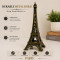 Metal Eiffel Tower Replica Showpiece Antique Paris Tower Figurine for Home Decor 18 Cm