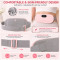 Electric Heating Massage Belt Smart Heat Therapy Pad for Period Pain Cramps Waist Discomfort Relief