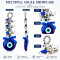 Elephant Evil Eye Hanging for Home & Car Decor Blue Nazar Protection Charm Elephant Design Positive 