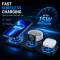Foldable 3-in-1 Magnetic Wireless Charging Station - 15W Fast Charger for Smartphone, Watch & Eardud