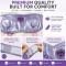 Breast Heating with Massage Function for Women, Rechargeable Warm Therapy Wrap With Adjustable Belt