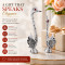 Silver Swan With Wings Pair Showpiece with Sparkling Crystals, Loving Swans Statue for Home Décor