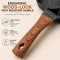 Non-Stick Divided Breakfast Burger Pan 3 Section, Reusable Omelette, Bacon Grilling & 2 Round Molds