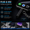 Portable Type-C Electric Lighter - Windproof Flameless Plasma Lighter with Keychain