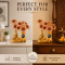 Golden Buddha Under Evil Eye Tree Showpiece for Home Décor Vastu & Feng Shui Meditating Idol (Pink)