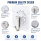 Self Adhesive Wall Hook for Kitchen & Bathroom Heavy Duty Transparent Flower Design Stick, 1 Pcs