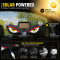 Solar Powered Car Back Window Warning Light – LED Devil Eyes Tailgating Deterrent & Safety Flashing