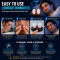 Portable Nasal Breathing Device with Red Light Therapy, Rechargeable Nose Opener for Snoring Relief