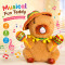Singing Teddy Bear with Maracas Animated Musical Plush Toy for Toddlers Ultra-Soft & Child-Safe