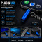 Portable Type-C Electric Lighter - Windproof Flameless Plasma Lighter with Keychain