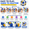 3D Ball Rolling Maze Cube. This innovative transparent puzzle challenge invites players to navigate