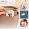 Compact Mirror for Purse Slim Double Sided Pocket Makeup Travel Mirror Women & Girls With 6 Designs