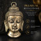 Buddha Face Wall Hanging Spiritual Buddha Head Statue for Home Decor Room & Office Positive Energy