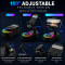 5-in-1 Smart Bluetooth Speaker & Adjustable Phone Stand Wireless Induction Audio with RGB Light