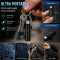 Portable Type-C Electric Lighter - Windproof Flameless Plasma Lighter with Keychain