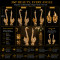 Gold Swan With Wings Pair Showpiece with Sparkling Crystals, Loving Swans Statue for Home Decor