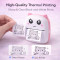 Portable Mini Pocket Thermal Printer Wireless Bluetooth Instant Sticker Label Maker & Photo Printer