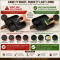 Non-Stick Divided Breakfast Burger Pan 3 Section, Reusable Omelette, Bacon Grilling & 2 Round Molds