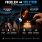 Portable Type-C Electric Lighter - Windproof Flameless Plasma Lighter with Keychain