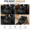 5-in-1 Car Center Console Armrest Cushion Organizer PU Leather Arm Rest Pad with Dual Cup Holder