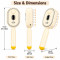 Electric Spray Hair Brush & Detangler Comb Rechargeable Anti-Frizz Mist Hair Massager