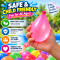 Quick Filling Magic Water Balloons 111 Pcs Pre-Tied Bunch with Universal Tap Connector (Multicolour)