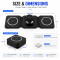 Foldable 3-in-1 Magnetic Wireless Charging Station - 15W Fast Charger for Smartphone, Watch & Eardud