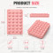 Ice Ball Maker Mold 33 Round Ice Cubes, BPA Free Food Grade Ice Tray with Lid