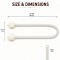 Curtain Tiebacks, Modern Braided Rope Curtain Holdbacks for Living Room & Bedroom (1 Pair)