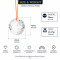 Clear Crystal Suncatcher Hanging Ornament Ball, 30mm Decorative Prism Pendant For Home Decor