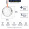 Clear Crystal Suncatcher Hanging Ornament Ball, 40mm Decorative Prism Pendant For Home Decor