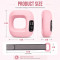 Portable Fascial Ring Massager with Adjustable Belt Rechargeable Smart Deep Tissue Muscle Relaxation