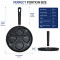 Non Stick 4 Cavity Egg Fry Pan for Gas Stove, Multi Purpose Breakfast Pan with Heart & Round Molds