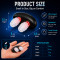 Portable Nasal Breathing Device with Red Light Therapy, Rechargeable Nose Opener for Snoring Relief
