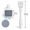 Adjustable Derma Stamp for Hair Growth & Beard Regrowth 140 Micro Needles 0 to 3.0mm