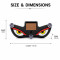 Solar Powered Car Back Window Warning Light – LED Devil Eyes Tailgating Deterrent & Safety Flashing