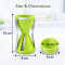 Spiralizer Vegetable Slicer Handheld Vegi Spiral Cutter for Zoodle Heavy Duty Stainless Steel Blades