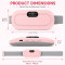 Electric Heating Massage Belt Smart Heat Therapy Pad for Period Pain Cramps Waist Discomfort Relief