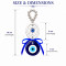 Elegant Evil Eye Rings Decor Hanging Home, Office, Room, House Door, Car Mirror For Positivity