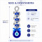 Horse Evil Eye Hanging for Home & Car Decor Blue Nazar Protection Charm Horse Design Positive Energy