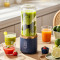 Portable Blender USB Rechargeable Smoothie Mini Personal Juicer 6 Blades  With 1500 Mah Battery